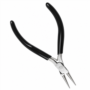 MANAN INSTRUMENTS Pince à bec rond en acier inoxydable légère pour travaux fins, outil de pose de bijoux et de fabrication de boucles d'oreilles DIY - Product Image 3