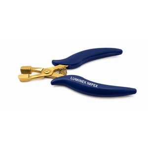 Professional Non-Remy Hair Extension U-Tip Bead Crusher Pliers Micro Nano Ring Removal <b>Tool</b> Stainless Steel Custom Logo Black - Product Image 6