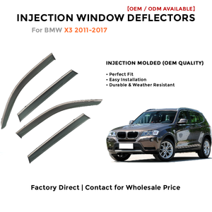 Deflector de Viento para BMW X3, Protector Solar y Contra Lluvia, Visera para Ventana de Coche - Product Image 3