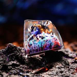 Keycaps Artisanat Forêt Mystique, Keycaps Artisanat Personnalisé, Keycaps Anime Mignons, Keycaps Verts, Ensemble de Keycaps, Keycaps en Bois - Product Image 2