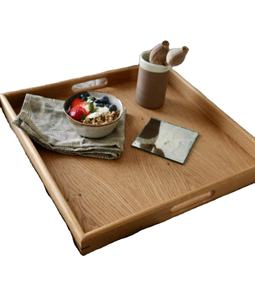 Vente en gros de plateau de service en bois de ferme de qualité unique TAQI CRAFT avec poignées en métal - Product Image 4