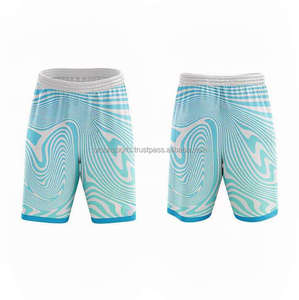 Pantalones cortos de baloncesto largos de verano de calidad superior para Calle, conjuntos transpirables de talla grande con diseño personalizado, logotipo frontal, envío rápido - Product Image 6