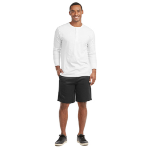 Shorts de survêtement utilitaires pour hommes en mélange polyester/coton, impression de logo personnalisée, prix de gros, design personnalisé, molleton épais, pour la gym et les loisirs - Product Image 2