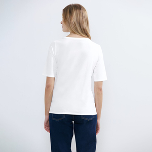 Nouvelle Arrivée 2026 – T-shirt Femme Col Rond Respirant Haute Qualité Séchage Rapide 100% Coton Léger Coupe Classique Personnalisable Été - Product Image 3