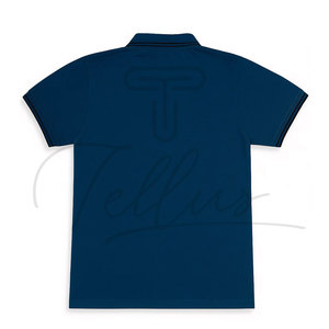 เสื้อเชิ้ตผู้ชายทรงเข้ารูปคุณภาพสูง ผ้าฝ้าย 100% คอปก ระบายอากาศ แห้งเร็ว ซิป ¼ - Product Image 3