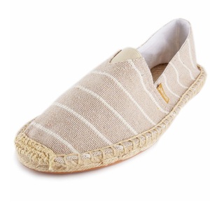 Chaussures d'été personnalisées de haute qualité pour couple, marque DA, espadrilles à semelle en jute, en toile, à enfiler pour homme, exportées du Bangladesh - Product Image 1