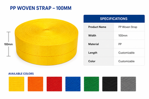 Cinta de Poliéster para Fabricación de Eslingas de Elevación de 4 Pulgadas, Durabilidad Prolongada para Manipulación de Materiales, Suministro de Fábrica OEM - Product Image 4