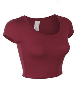 Summer Vintage t Shirt High Quality 230gsm <b>Crop</b> <b>Top</b> Women Custom Brand Logo Manufacturers - Product Image 3