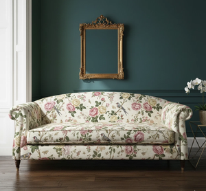 Tissu d'ameublement imprimé floral vintage au mètre, motif floral botanique classique, textile pour meubles et décoration intérieure - Product Image 5