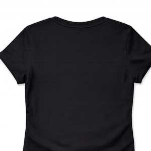 T-shirt pour femmes Jack and Jill, coton, manches courtes, col rond, imprimé logo, OEM, vente en gros, approvisionnement en vrac - Product Image 6