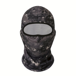 Pasamontañas Ligero y Duradero para Motocicleta, Unisex, Cubre Cara y Cuello, Tejido Elástico Transpirable, Ajuste Ajustable para Motociclistas en Climas Fríos y Viento - Product Image 1