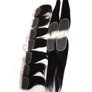 Cierre de encaje suizo vietnamita, doble trama, HD, transparente, vendedor Frontal de encaje suizo, película transparente - Product Image 3