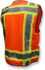 Vente Flash : Gilet de sécurité robuste bicolore pour ingénieur, avec soutien-cou rembourré et poches cargo, idéal pour les travaux lourds - Product Image 2