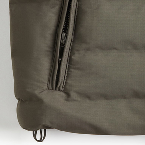 Chalecos acolchados de alta calidad para hombre, sin mangas, con cremallera, bolsillos laterales, cálidos, cortavientos, para invierno. - Product Image 6