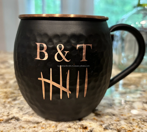 Tasse à eau en cuivre poli pour les hôtels et les restaurants par Tayyab Handicraft - Product Image 4