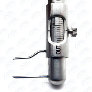 Micro Boley Implant <b>Gauge</b> with Gold Knob Straight Medical Dental Surgery Instruments Dental Surgical Instruments - Product Image 6