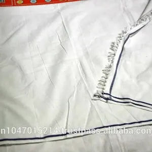 Hand woven white table cloth