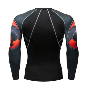 Rashguard personnalisé à manches longues par sublimation pour BJJ MMA Jiu Jitsu – Coupe compressive durable, faible MOQ - Product Image 5