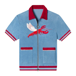 Chemise Cabana pour Homme 100% Coton Écologique Séchage Rapide Tenue Décontractée d'Été pour les Vacances Service OEM - Product Image 4