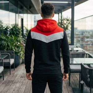 <b>Men's</b> Winter Hoodie Light <b>Grey</b> French Terry Fabric Polyester 3D Embroidery Digital Printing Solid Pattern Quick Dry Custom Size - Product Image 2