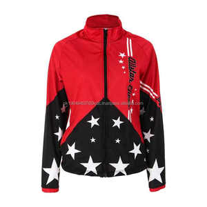 Chaqueta de Equipo de Baile de Animadoras de Primera Calidad, Personalizable, Unisex, para Adultos, para Calentamiento y Entrenamiento, Hecha de Nailon/Poliéster, 2025 - Product Image 1
