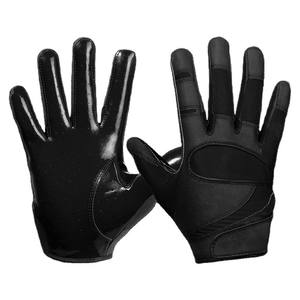 Guantes de Fútbol Americano Súper Adhesivos para Receptor, Guantes de Campo con Logotipo Personalizado para Clima Frío, Guantes de Rugby a Precio Económico - Product Image 1