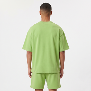 Ensemble haut et short pour hommes en gros, manches courtes, avec logo personnalisé, t-shirt - Product Image 6