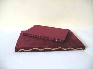 Camelon Exports - Cuaderno de Tapa Dura, Papel Crema, Tapa de Terciopelo Morado, Encuadernado a Mano, Edición de Regalo, 48 Hojas, Origen Rajasthan - Product Image 4