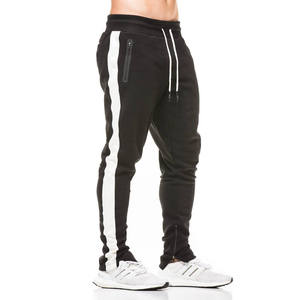 OEM Customized Logo Canvas Men's Casual <b>Trousers</b> Mid <b>Drawstring</b> Closure Breathable Lightweight Fitness Gym Workout Wear 100% - Product Image 4