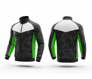<b>Lightweight</b> Full Zip Sublimated Sports <b>Jacket</b> <b>Running</b> and Fitness Wear Warm Breathable Quick Dry | Sizes Men Women Youth - Product Image 3