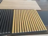 Panel de Pared Decorativo para Interiores, 1220*2440mm *20mm, Venta Caliente en Vietnam, Panel de MDF con Aislamiento Acústico, Ecológico, para Almacenes y Escuelas