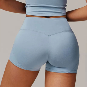 Shorts de yoga en gros directement du fabricant – Série Signature – Motifs sublimés vibrants – Vêtements et équipements - Product Image 2