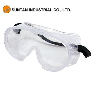Gafas de Seguridad para Protección Contra Salpicaduras Químicas, Diseño de Ventilación Directa, Marco de Policarbonato y PVC, Antivaho/Antirrayaduras de una Sola Pieza - Product Image 4