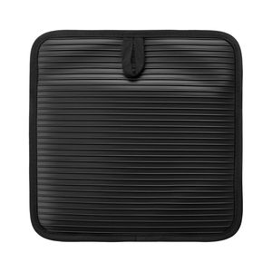 Bandes en silicone antidérapantes côtelées résistantes à la chaleur jusqu'à 500°F, 100% coton, 9,06 x 8,98 pouces, protège-plats et maniques de four - Product Image 4