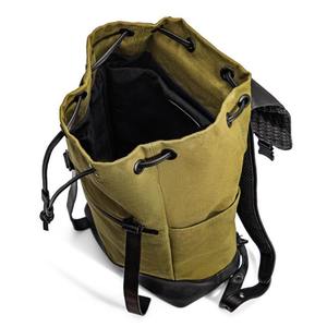 Genuine Leather Canvas Backpack <b>Water</b> Resistant Travel Laptop High Quality Wholesale Bulk OEM Factory 36-55L LCB-0028 - Product Image 4