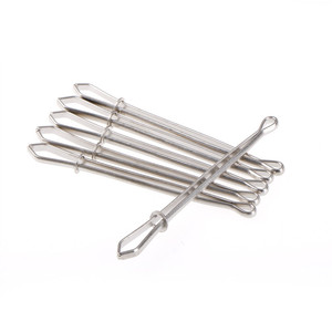 Clip in acciaio inossidabile per tessitura e cucitura di corde, lunghezza standard, per la creazione di cinture elastiche - Product Image 2