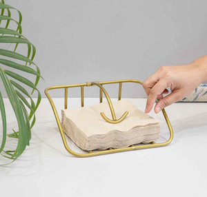 Porta Servilletas de Latón de Lujo, Accesorio Decorativo para Mesa, Porta Servilletas de Latón a Precio Económico - Product Image 4