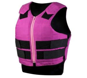 Unisex Horse Riding Safety Vest Pink Neoprene Zipper Closure Waterproof Equestrian Protection Gear - Product Image 1