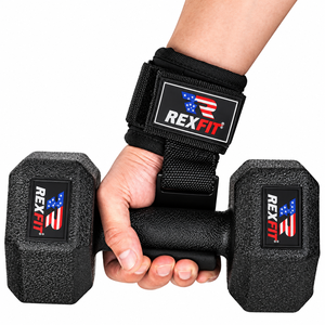 Crochets de levage OEM pour soulevé de terre avec support de poignet pour entraînements en salle et assistance à la préhension – Accessoires de fitness en gros – Usine OEM pour équipement de gym en gros - Product Image 2