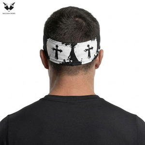 Nueva Diadema Deportiva de Béisbol Transpirable con Estampado Cruzado, Hecha a Medida, de Alta Elasticidad y con Tecnología de Absorción de Humedad, Precio al por Mayor - Product Image 6