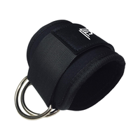 Sangles de cheville réglables en néoprène PROFIT de haute qualité, souples, pliables, légères, antidérapantes, à double anneau, pour machine à câble de fitness