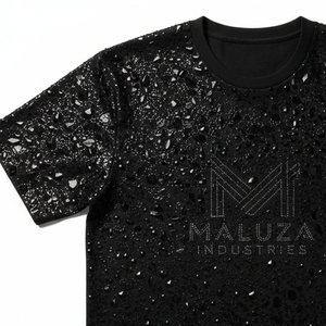 Camiseta de Algodón Orgánico Sostenible con Pedrería, Diseño Personalizado, Ecológica, con Estampado de Diamantes Brillantes, Proveedor de Camisetas de China - Product Image 3
