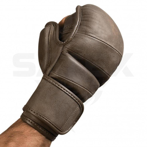 Gants de boxe Muay Thai en cuir PU, OEM, professionnels, réglables, protection UV, personnalisés, imperméables, respirants - Product Image 2
