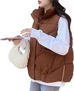 Gilet matelassé léger et isolant pour femme, fabricant OEM, logo personnalisé, veste sans manches matelassée pour femme, vente en gros - Product Image 1