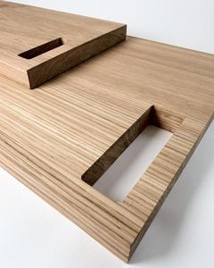 Planche à découper rectangulaire en acacia artisanale de qualité supérieure, durable, résistante au lave-vaisselle, pour la préparation et la cuisson des aliments - Product Image 6
