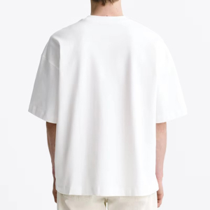 T-shirt en coton premium pour homme, décontracté, à manches courtes, col rond, doux, respirant, léger, élégant, pour la salle de sport, le streetwear - Product Image 2