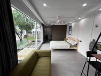 Module modulaire en acier galvanisé moderne, capsule spatiale écologique intelligente, maison préfabriquée pour le camping et l'hébergement commercial