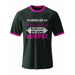 Men's Gym <b>Compression</b> <b>Shirts</b> Power Dry Moisture Wicking Solid Black O Neck Short Sleeve Regular Fit Athletic Knitted - Product Image 3
