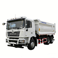 Camion benne Shacman F3000 6x4 8x4 d'occasion de qualité, capacité 50 tonnes, prêt à l'emploi, bon état