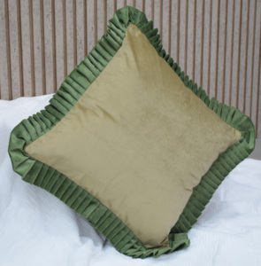 Modern Velvet Ruffle Cushion Cover Soft <b>Throw</b> Pillow Cover Elegant Living Room Sofa Decor Wholesale Hot Selling Items Supplie - Product Image 5